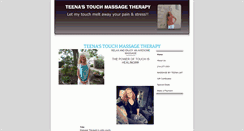 Desktop Screenshot of massagebyteena.com